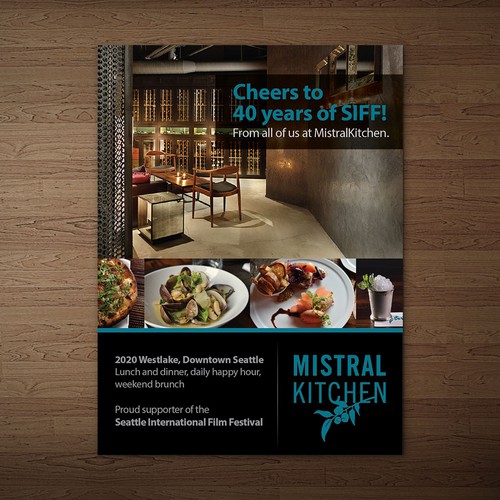 Create a magazine ad for a fantastic restaurant