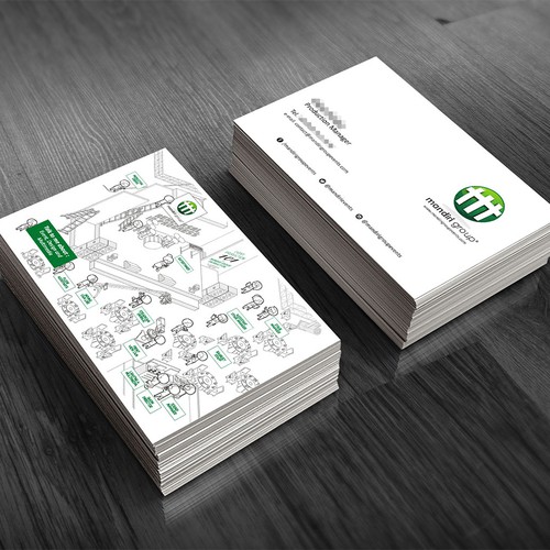 Isometric Illustration for Business Card