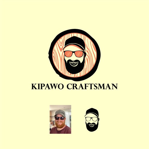 Bearded Craftsman - Hipster with a hammerBearded Craftsman - Hipster with a hammer