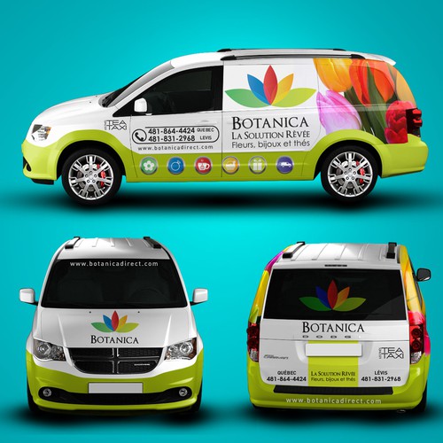 BOTANICA" and "La Solution Rêvée" Car Wrap