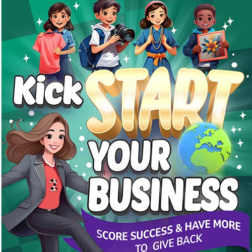 KICK START YOU BUSINESS | Book Cover Design