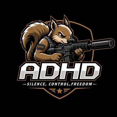 Badge Mascot Squirel