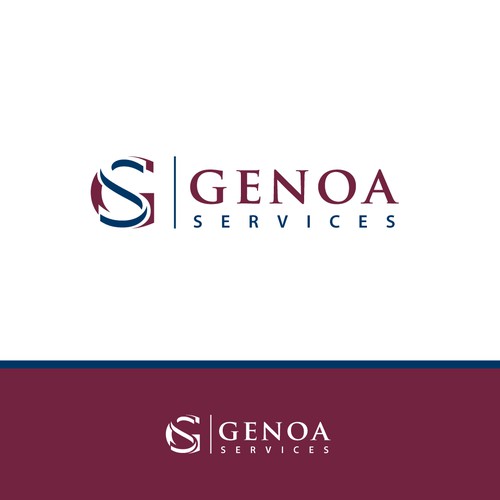 Create a logo for Genoa Services, a client service company.