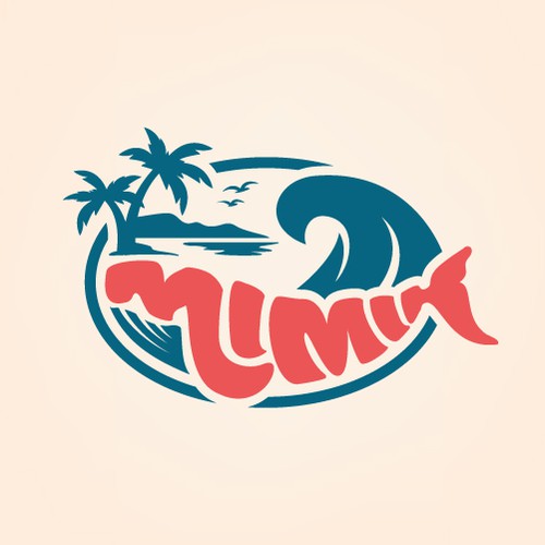 Retro Logo Design for Surfboard Fin Company