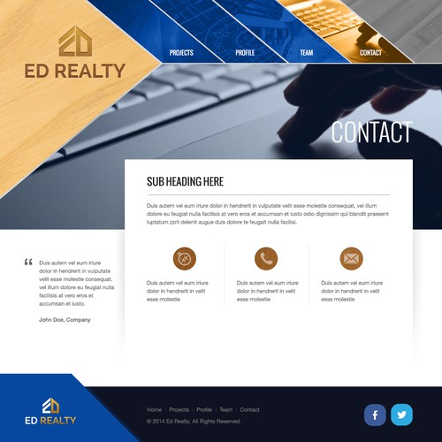 Design website for a professional investment agency.