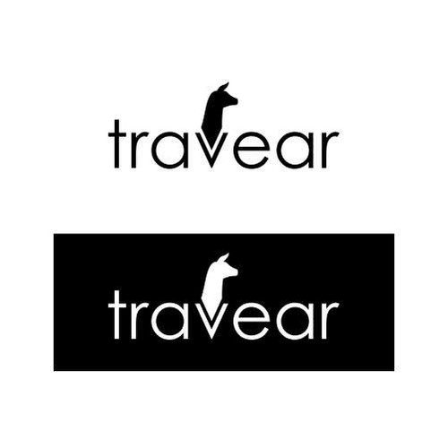 Craft a llama logo for a travel gear site