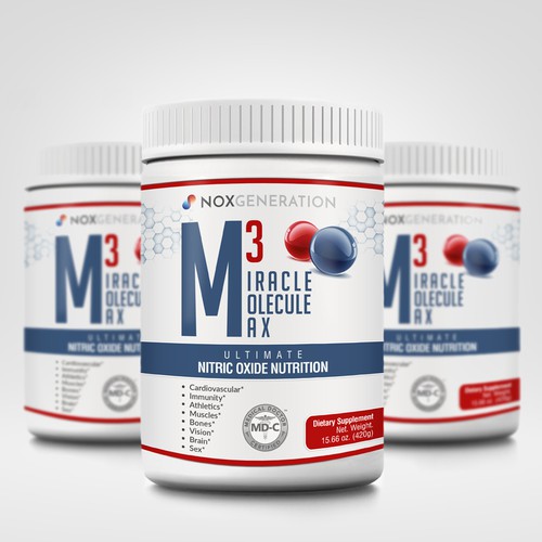 Supplement label design