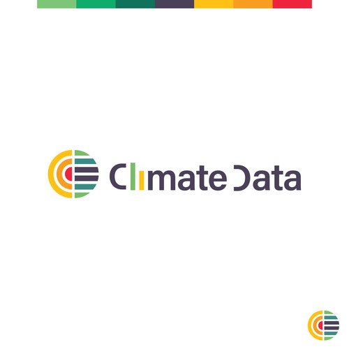 logo concept for a climate analytics website