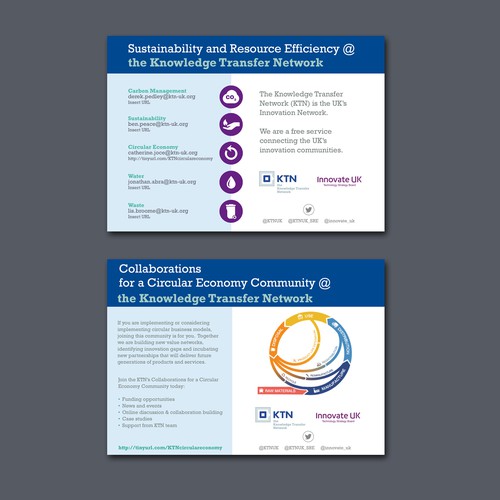 Design a flyer for a networking organisation