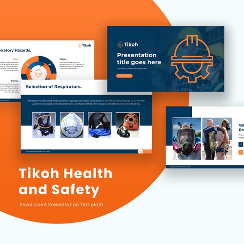 Tikoh Health and Safety Powerpoint Template for Health and Safety Consultant