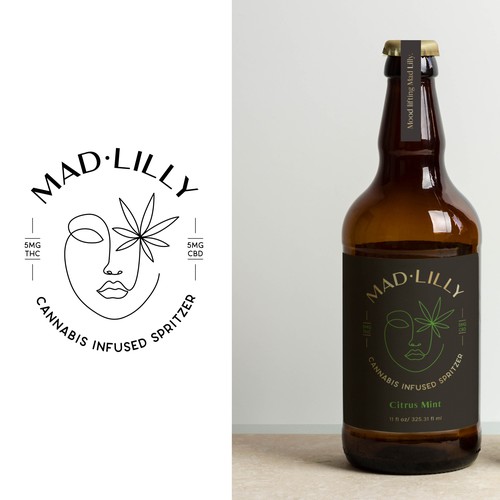 Logo and label design for CBD spritzer