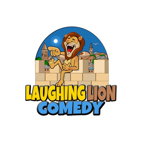 Logo for a comedian living in israel
