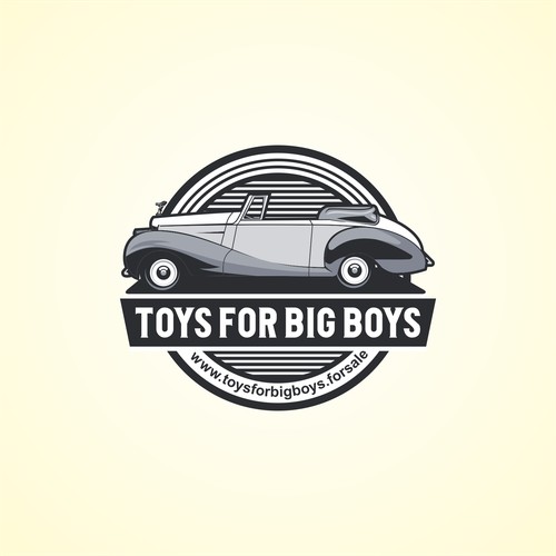 TOYS FOR BIG BOYS logo design.