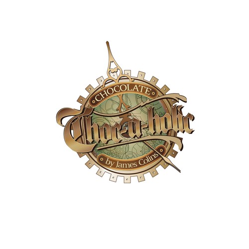 Steam Punk Chocolate shop logo