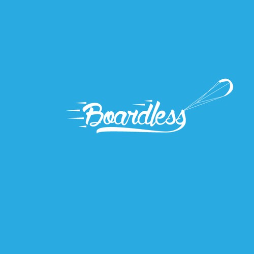 Logo for board sport webshop: boardless, without a board
