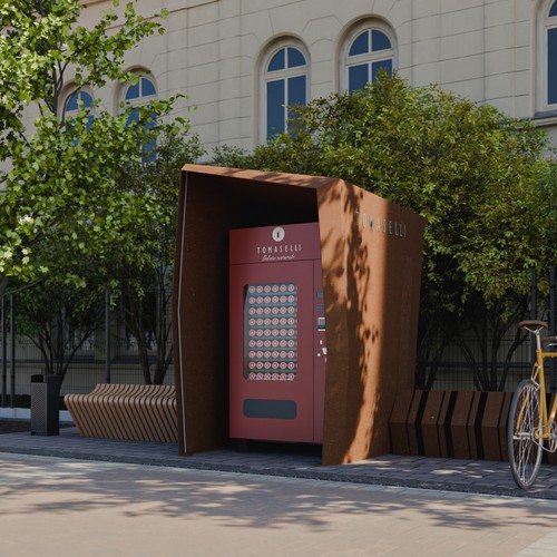 Ice Cream Vending Machine Enclosure