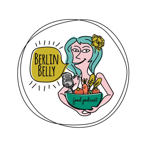 Logo for Berlin food community podcast