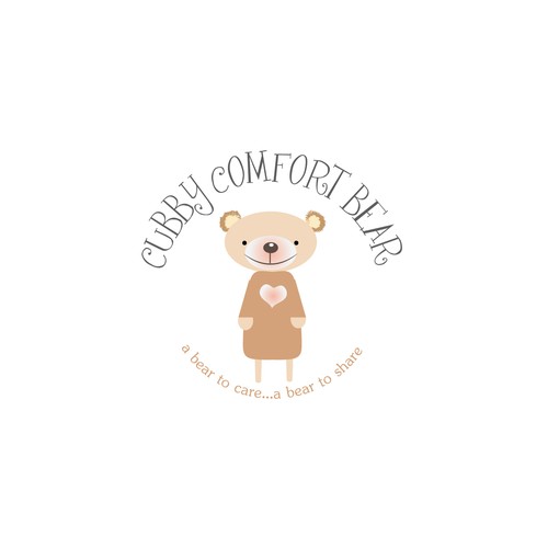 A teddy bear logo