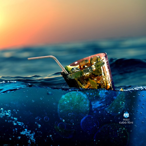 Maui Cuba Libre Wallpaper design 
