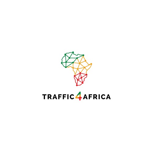 Winning logo concept for Traffic 4 Africa