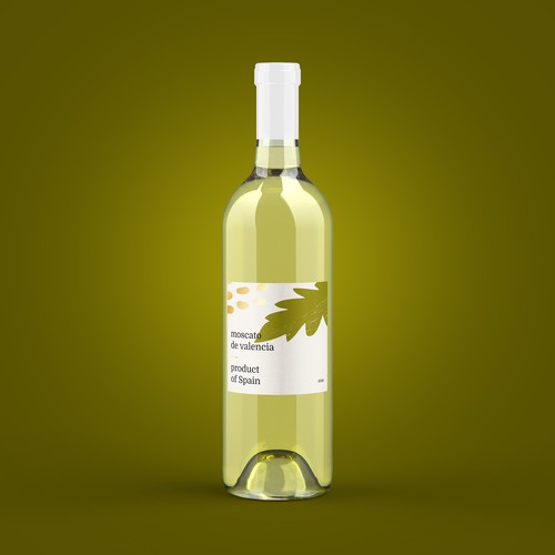 Wine label design