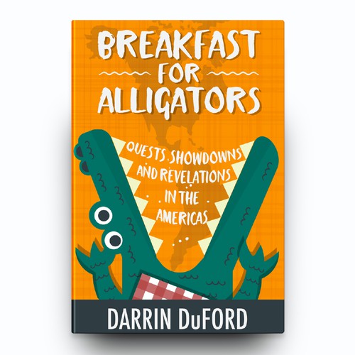 Book cover design, Breakfast for alligators