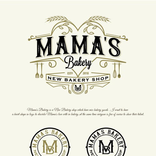 Bold Logo for "Mama's Bakery"