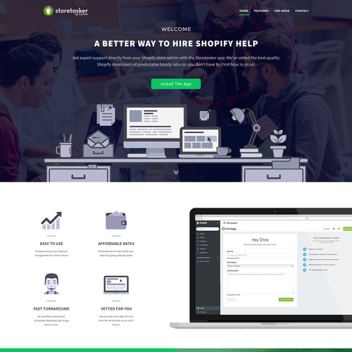 Homepage Design