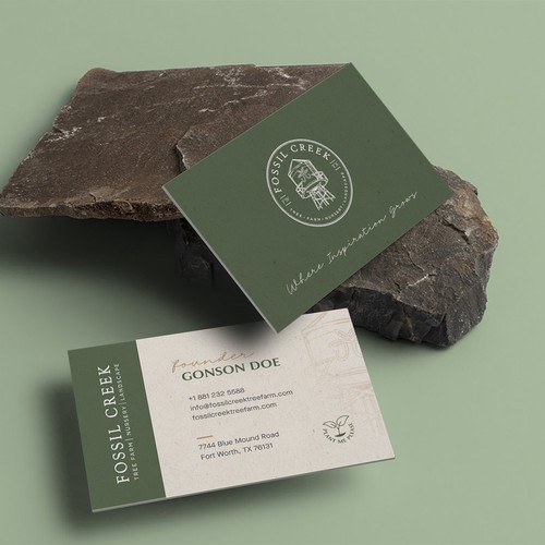 Fossil business card