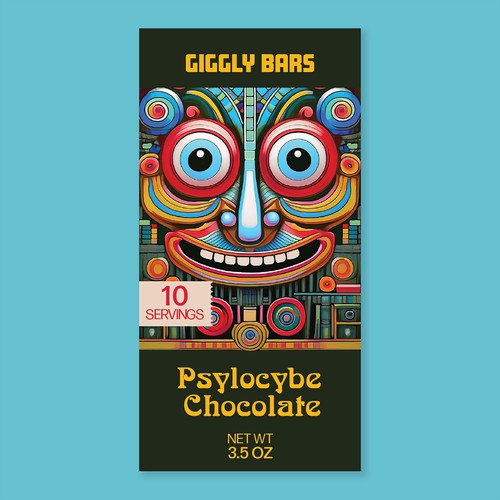 Packaging for psychedelic chocolate