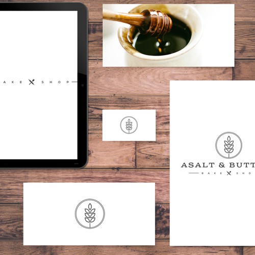 Logo for ASALT & BUTTERY Bake Shop