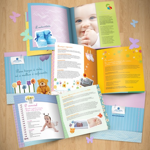 Maternity Department Brochure for Leading Brazilian Hospital