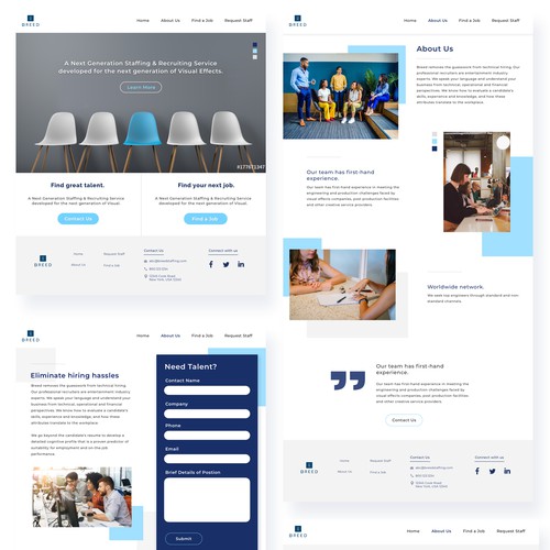 Website Design for Staffing Firm