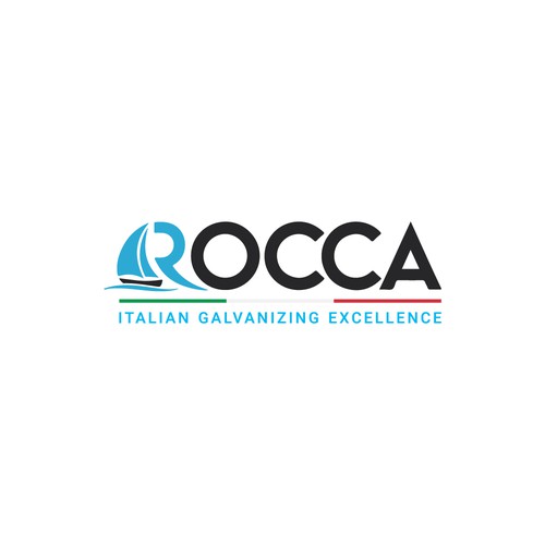 Rocca Italian Galvanizing Logo Design