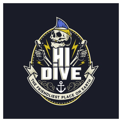 HI DIVE logo