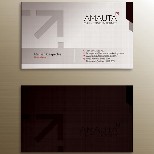 SLEAK AND PROFESSIONAL EMBOSSED BUSINESS CARD