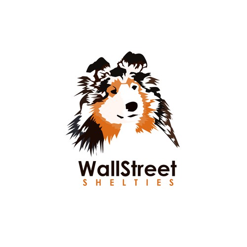 Logo concept for Wall Street Shelties