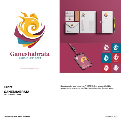 Visual Identity - Ganeshabrata 2023 (PKKMB UNS)