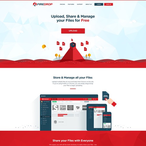 Creative Unique Illustration Web Design