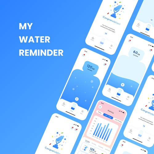 Water Tracker and Drink Water Reminder  App