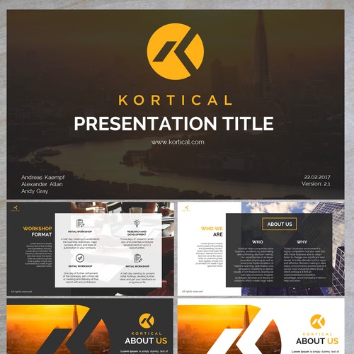 Presentation Design for KORTICAL