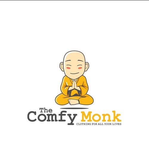 logo for the comfy monk