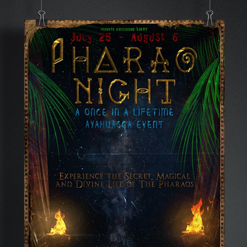 Pharaoh Night Event Poster