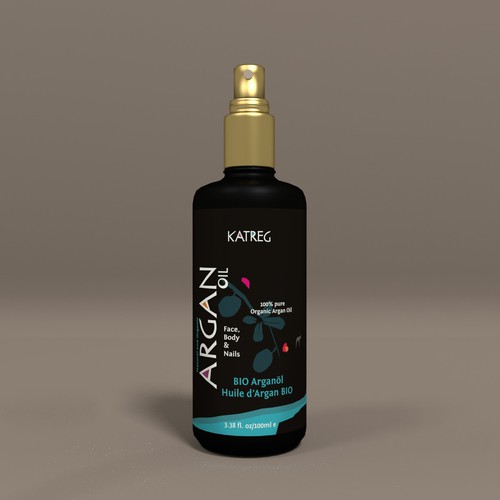 Label for argan oil