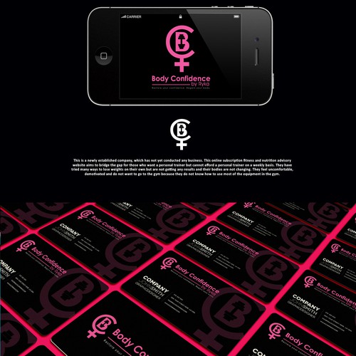 Create a sleek & playful logo for a fitness website, Body Confidenceby Ryka