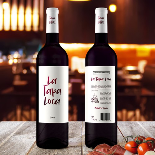 Spanish Wine Label