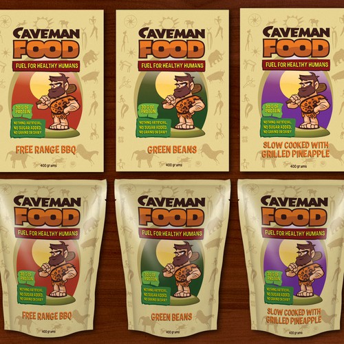 Caveman Food Label