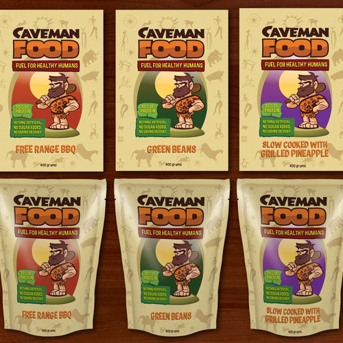 Caveman Food Label