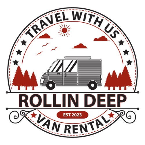 Rollin Deep Travel Van Logo (not winner)