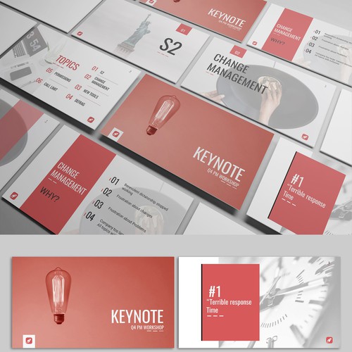 Clean Powerpoint Template Design